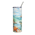Lighthouse Coastal Stainless Steel Tumbler — 20oz Ocean Beach Design