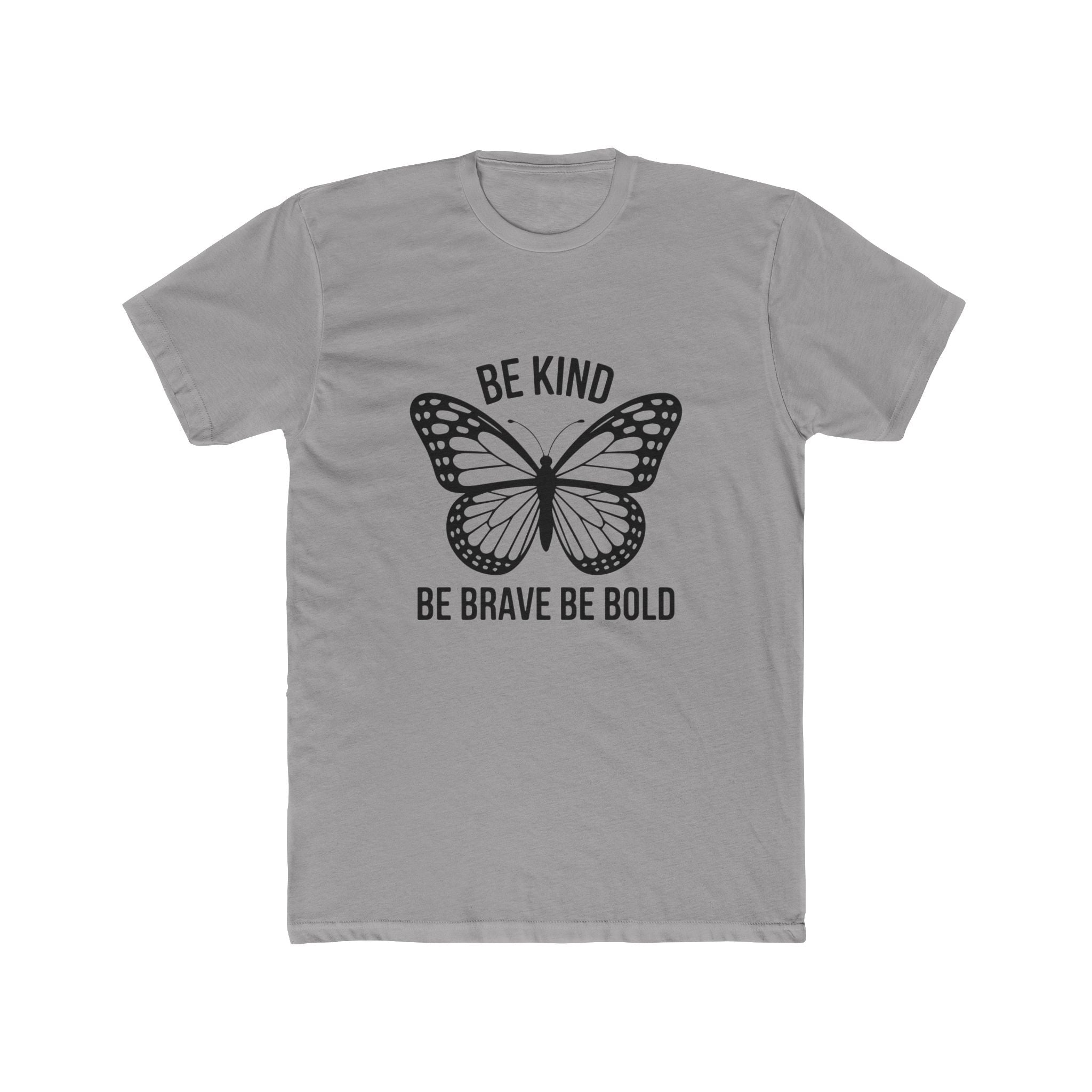 Be Kind Butterfly T-Shirt — "Be Kind, Be Brave Be Bold" Inspirational Tee