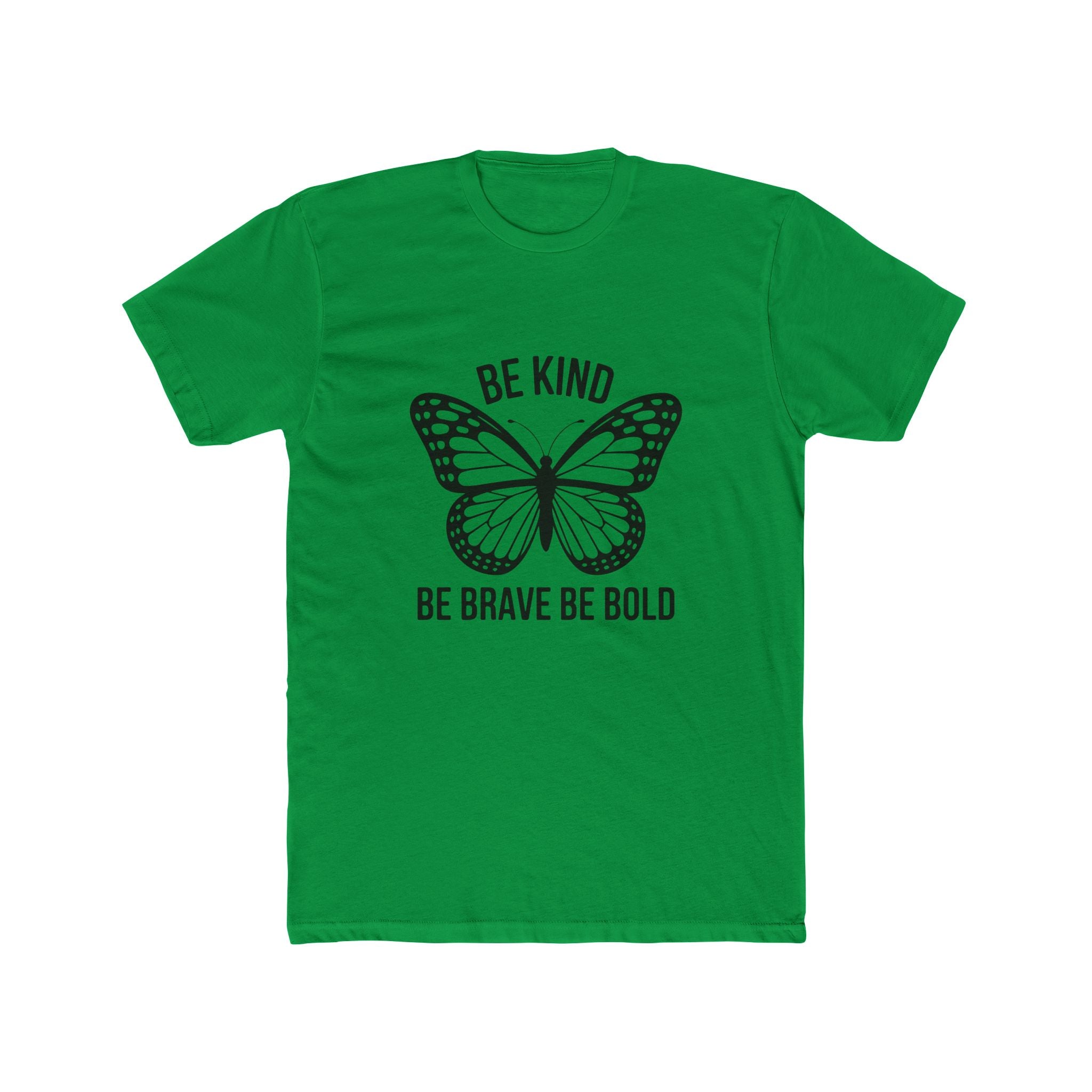 Be Kind Butterfly T-Shirt — "Be Kind, Be Brave Be Bold" Inspirational Tee