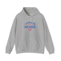 I Could Be Meaner Hoodie — Playful Pink & Blue Graphic Pullover