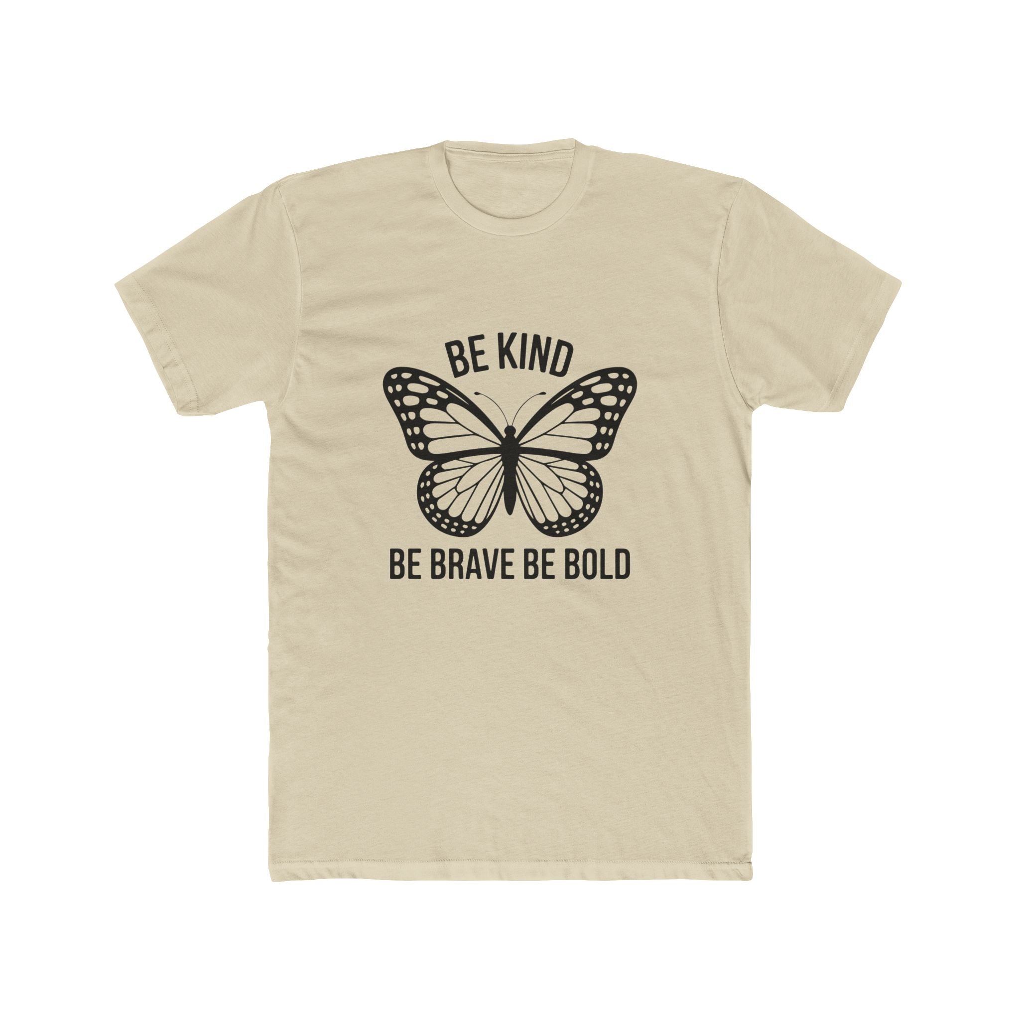 Be Kind Butterfly T-Shirt — "Be Kind, Be Brave Be Bold" Inspirational Tee