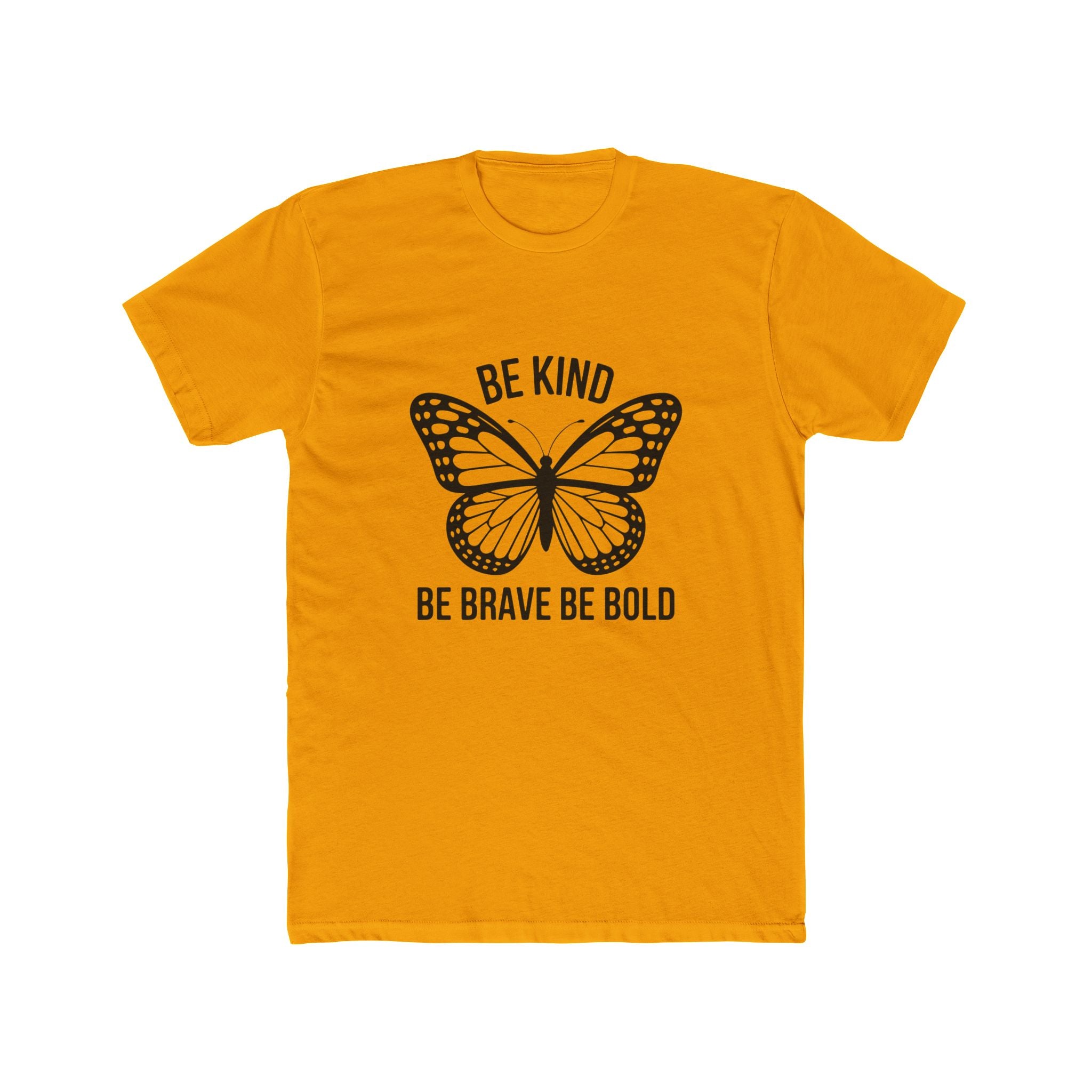 Be Kind Butterfly T-Shirt — "Be Kind, Be Brave Be Bold" Inspirational Tee