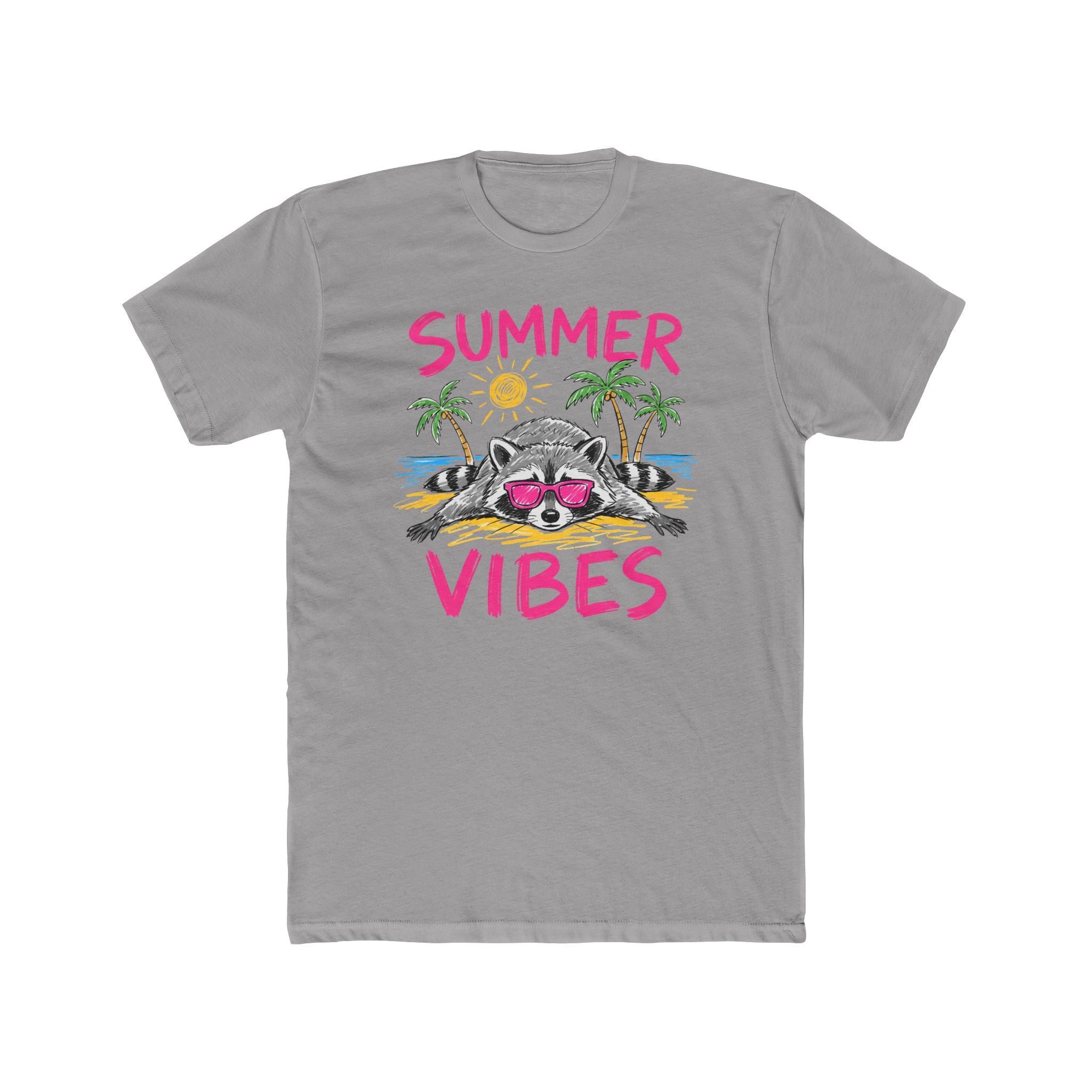 Summer Vibes T-Shirt — Raccoon Beach Graphic Tee