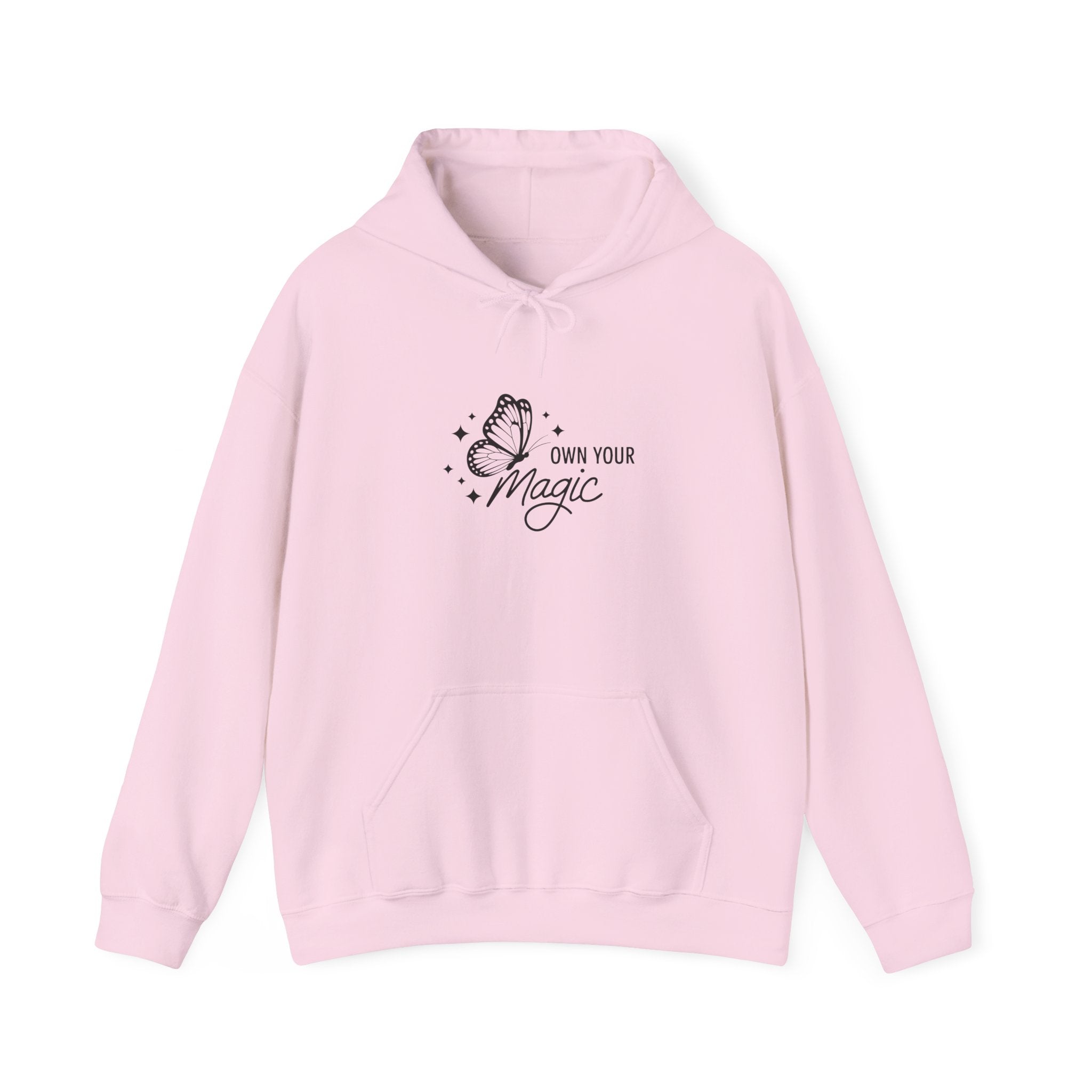 Hoodie — "Own Your Magic" Minimalist Witchy Graphic Hoodie