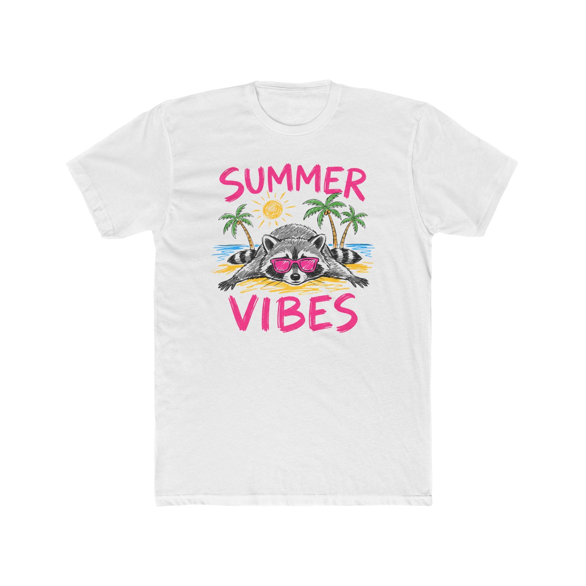 Summer Vibes T-Shirt — Raccoon Beach Graphic Tee