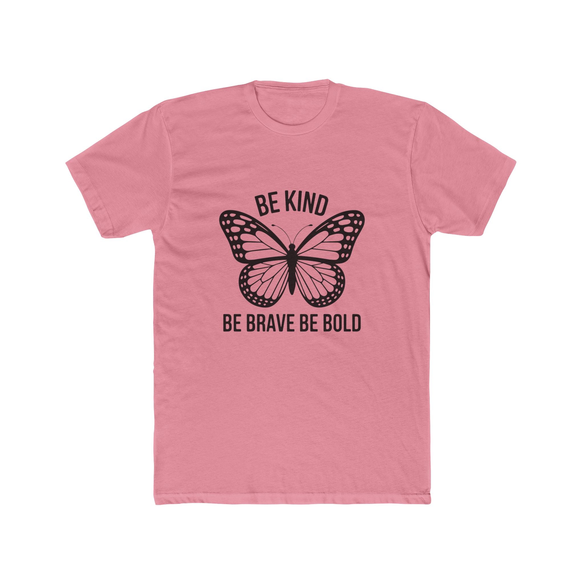 Be Kind Butterfly T-Shirt — "Be Kind, Be Brave Be Bold" Inspirational Tee