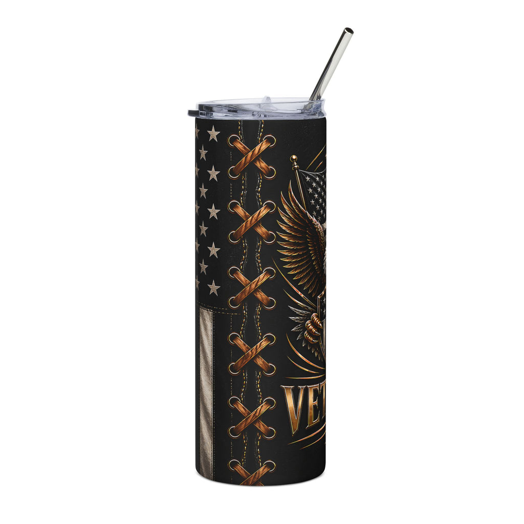 Veteran Eagle Stainless Tumbler — 20oz Insulated Patriotic Travel Cup