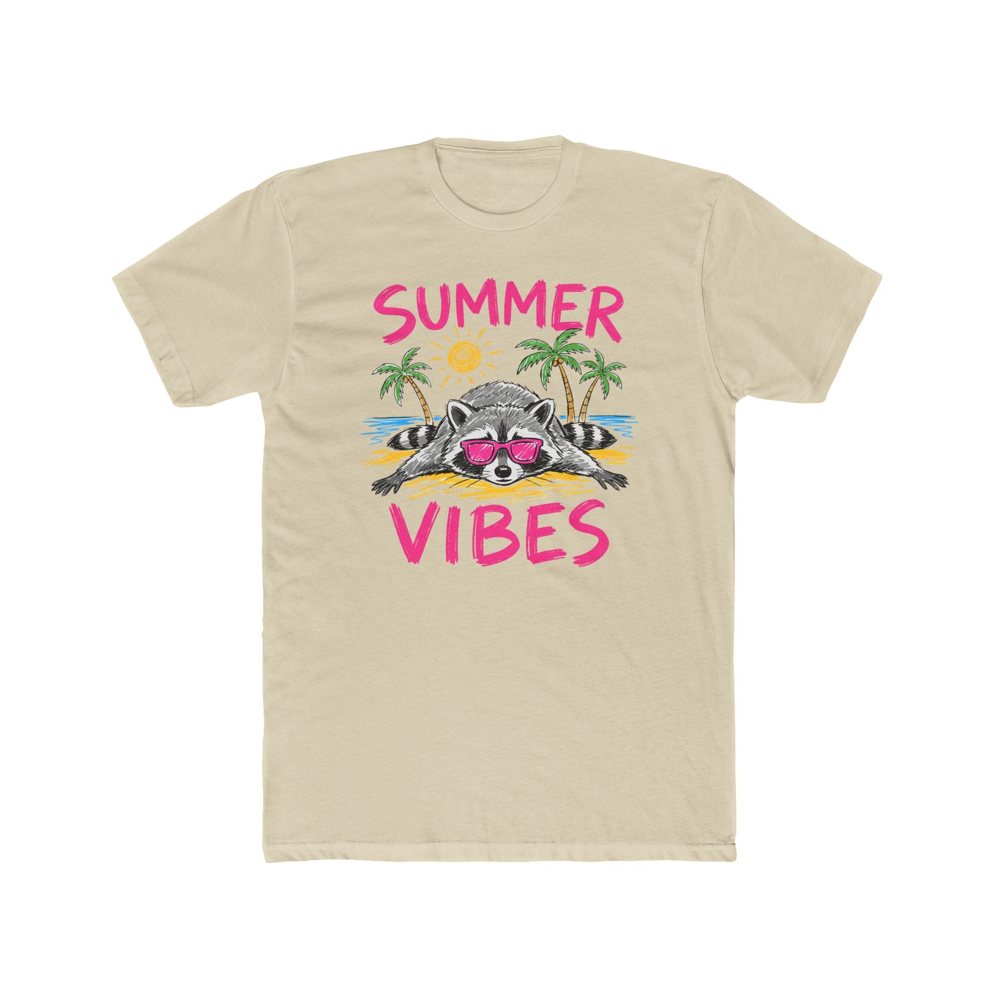 Summer Vibes T-Shirt — Raccoon Beach Graphic Tee