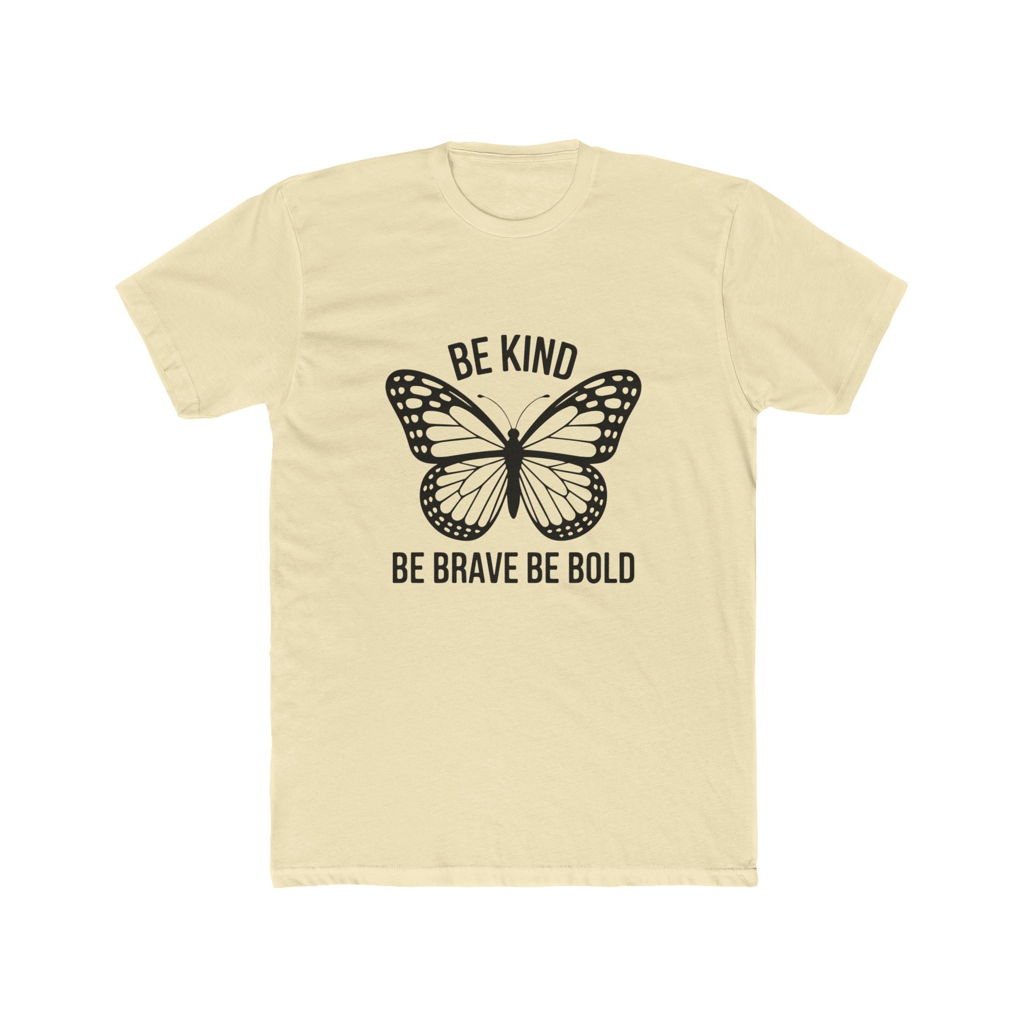 Be Kind Butterfly T-Shirt — "Be Kind, Be Brave Be Bold" Inspirational Tee