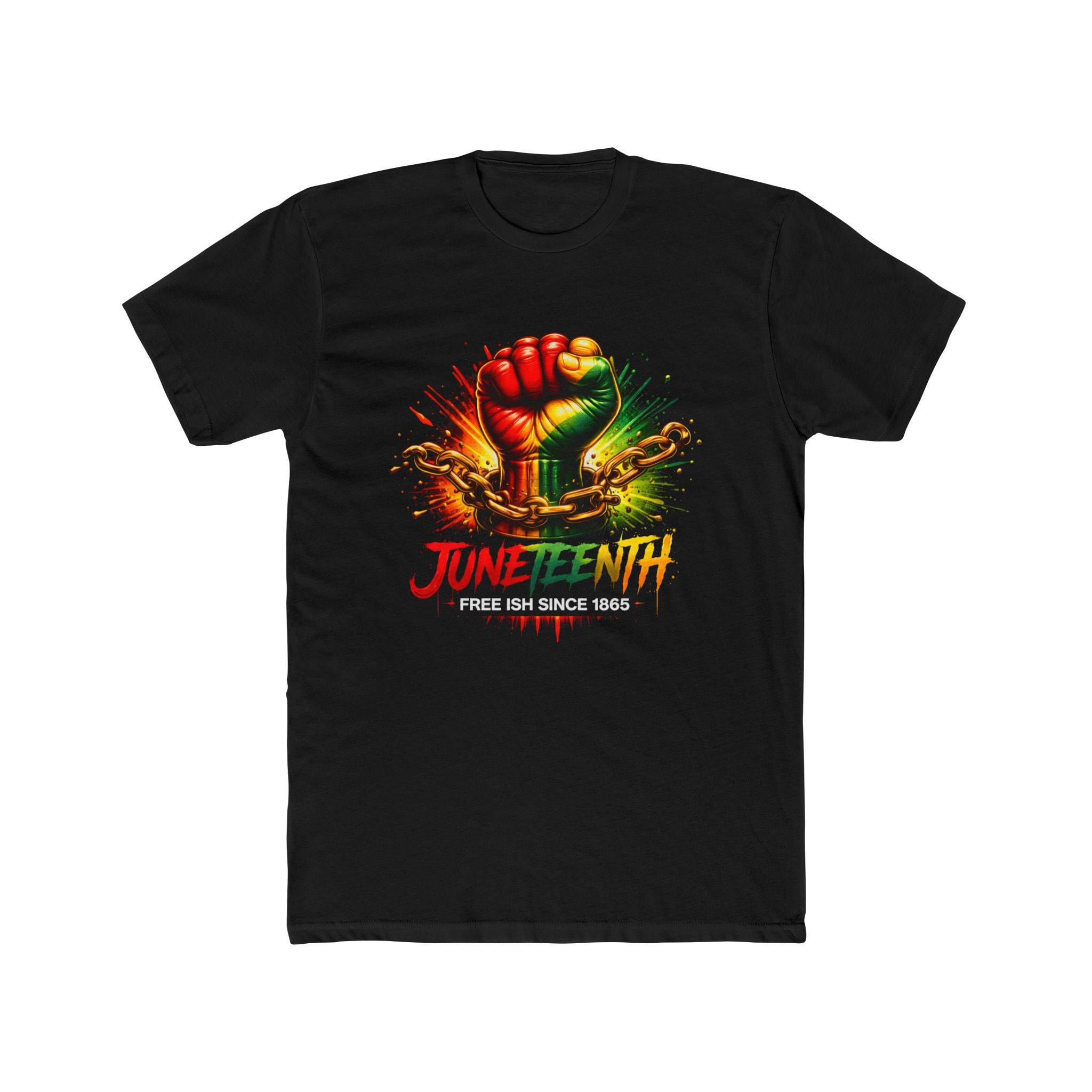 Juneteenth Fist T-Shirt — "Free Sinсe 1865" Celebration Tee