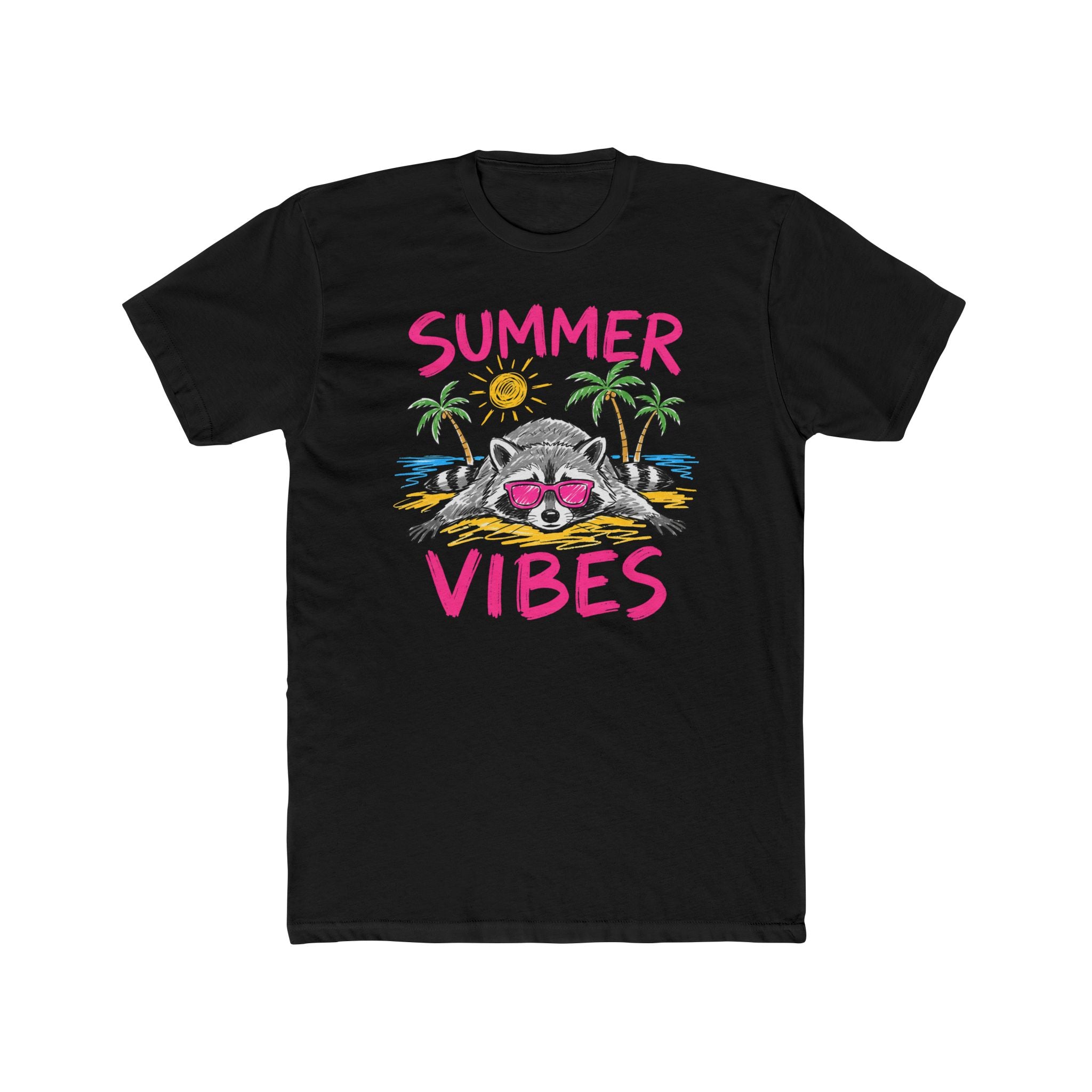 Summer Vibes T-Shirt — Raccoon Beach Graphic Tee